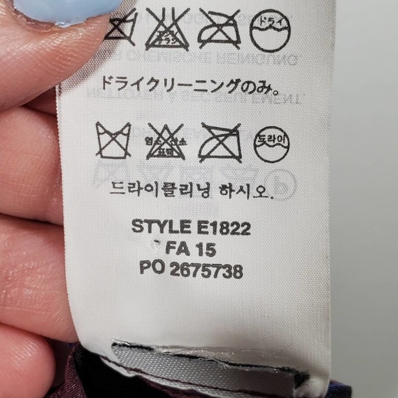 J. Crew Sleeveless V-Neck Leopard Print Blouse Burgundy Blue Size 00 - Picture 7 of 10